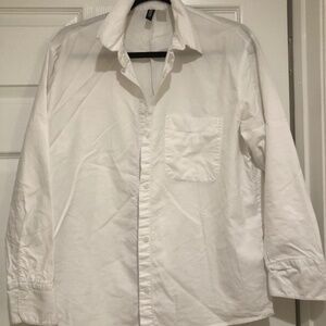 White button down shirt H&M